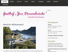 Tablet Screenshot of gasthof-froschauer.at